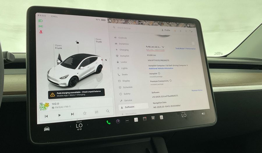 Tesla Model Y BEV PERFORMANCE QUICKSILVER BW INT 21 Suv 2024