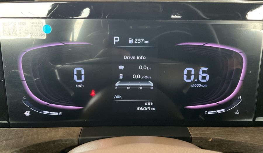 Kia K8 3.5 GDI LX DLX 2WD AUTO Sedan 2023
