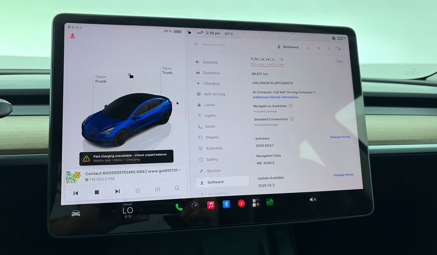 Tesla Model 3 BEV 75KWH PERFORMANCE DUAL MOTOR AWD Sedan 2023