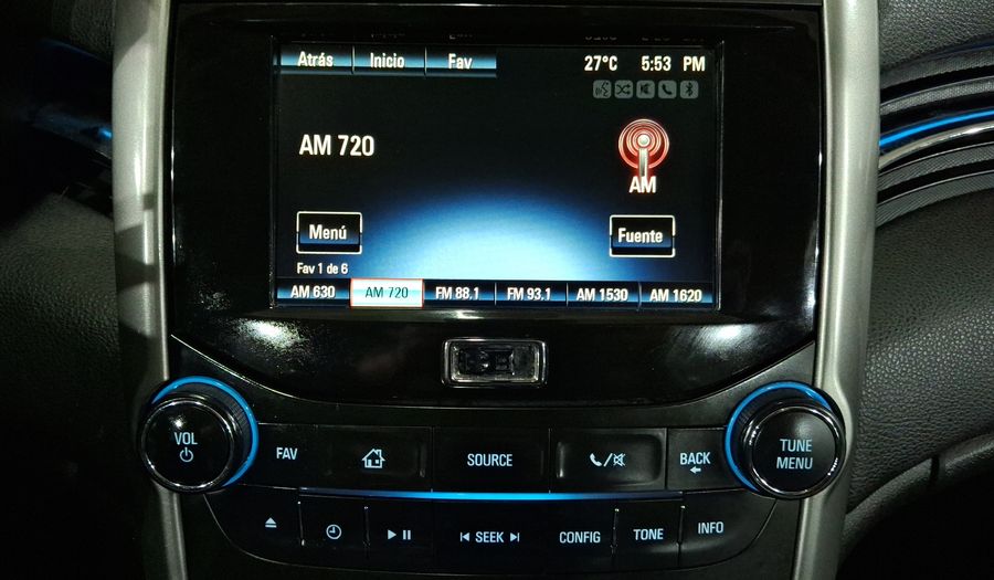 Chevrolet Malibu 2.5 L LT AT Sedan 2015