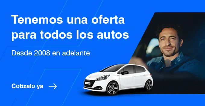 Tenemos una oferta para todos los autos. Desde 2008 en adelante