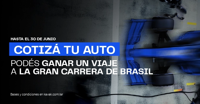 Cotiza tu auto y participa por un viaje a la gran carrera de Brasil