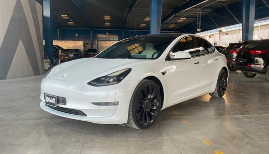 Tesla Model 3 75KWH PERFORMANCE 4WD20 BLACKWHITE PEARL-2021