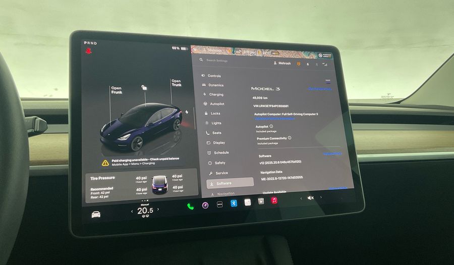 Tesla Model 3 BEV RWD 18ALW WHITE PEARL ALL BLACK INTE Sedan 2023