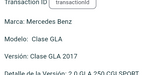 Mercedes Benz Clase Gla 2.0 GLA 250 CGI SPORT Suv 2017