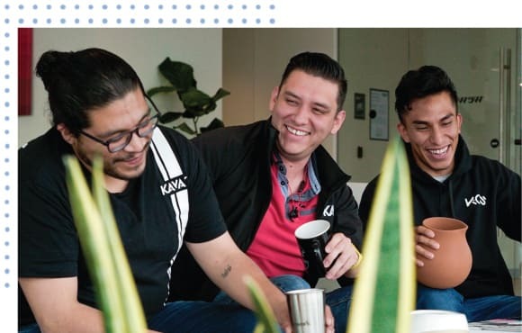 Our team is diverse
