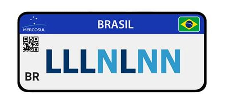 Padrão para Conversão Placa Mercosul