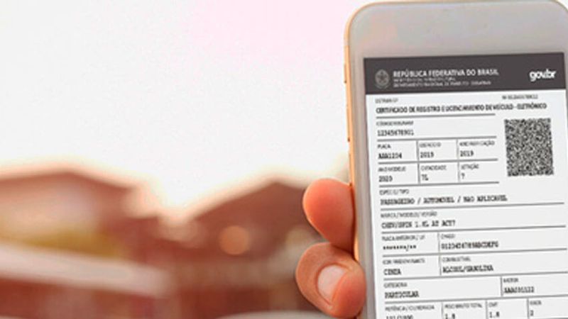 Certificado de Registro e Licenciamento de Veículo