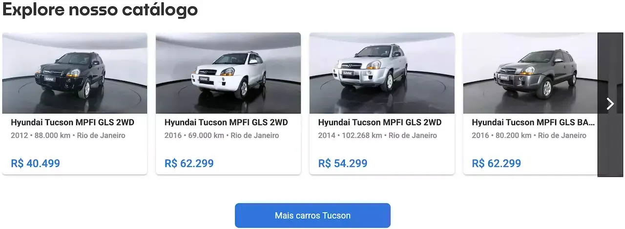 Tucson preço