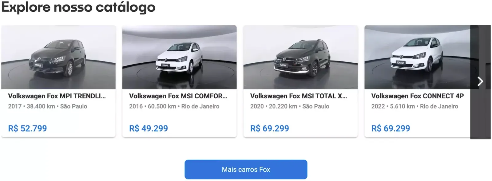 Fox preço