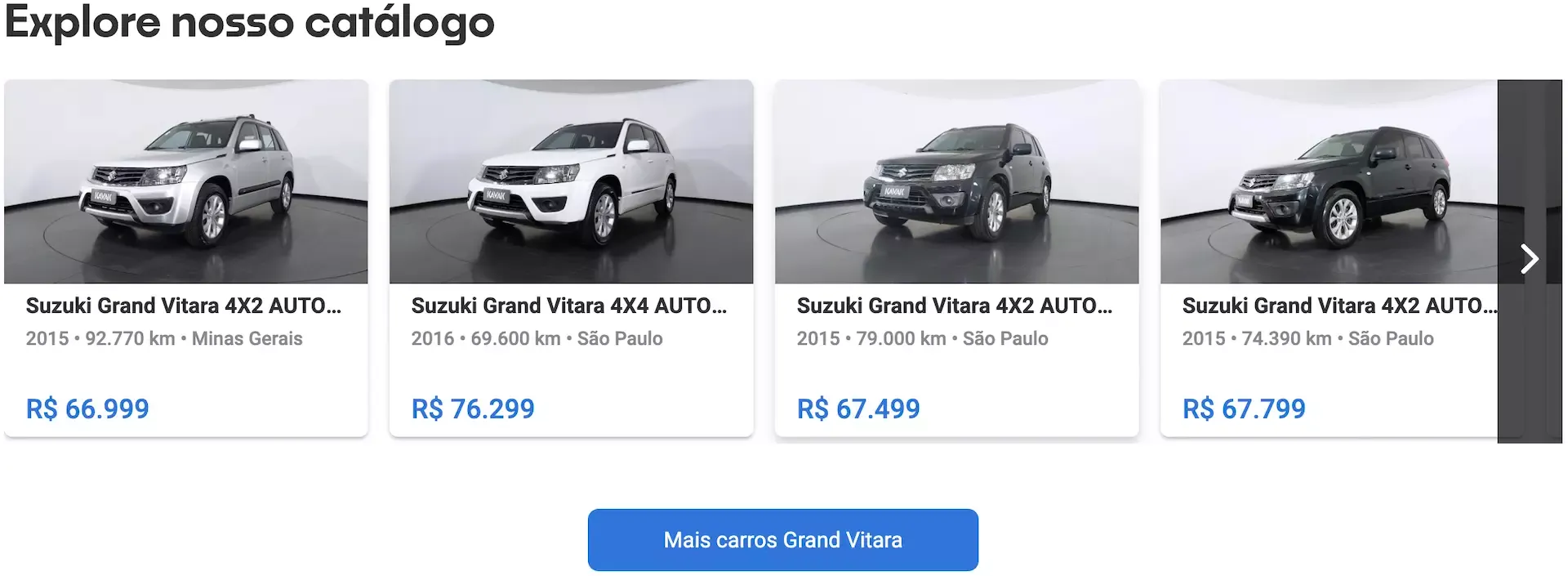 Grand Vitara preço