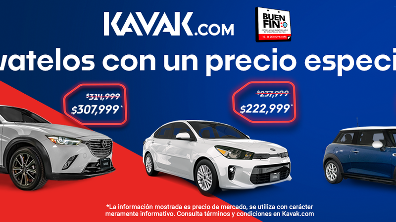 Promociones autos Kavak este Buen Fin: Conócelas aquí