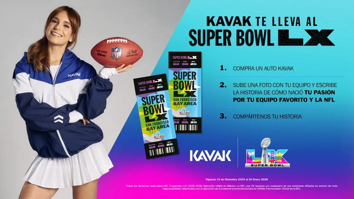 Kavak te lleva al Super Bowl 60: ¡Participa y gana!