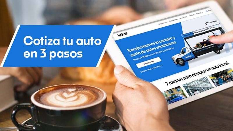 Cotizador de autos con Kavak en 3 pasos sencillos