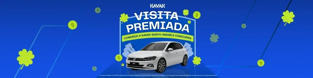 Visite a Kavak Santo André e concorra a um Polo Track!