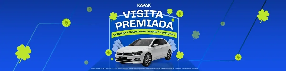 Visite a Kavak Santo André e concorra a um Polo Track!