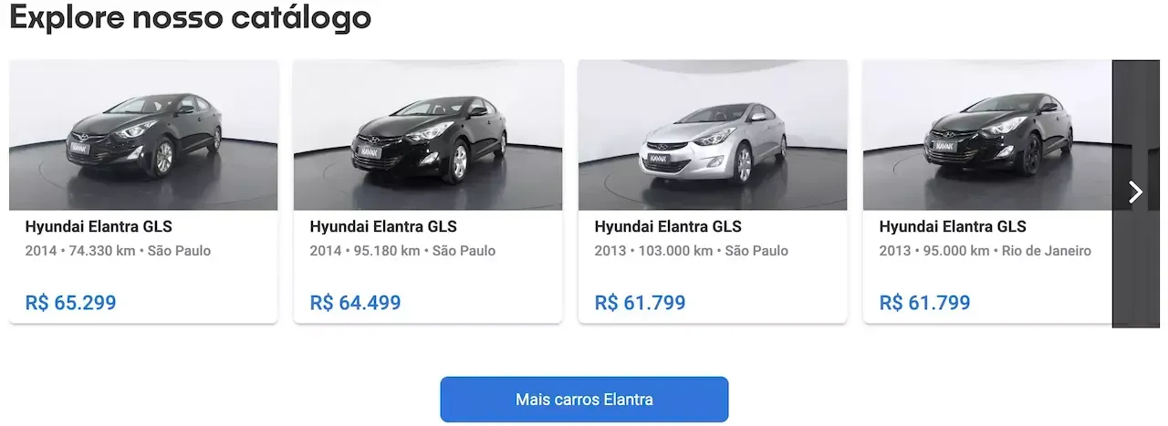 Elantra preço