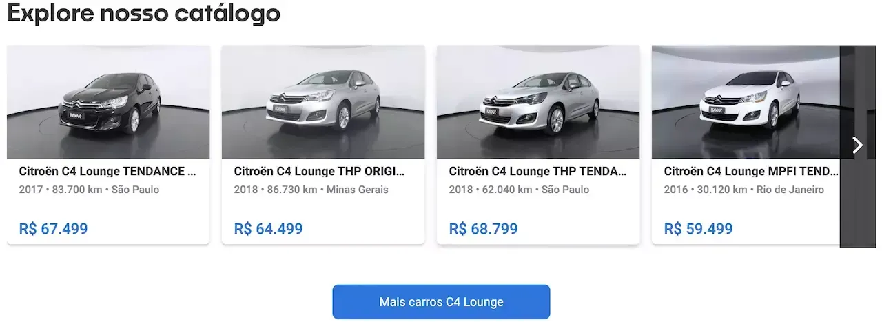 C4 Lounge preço