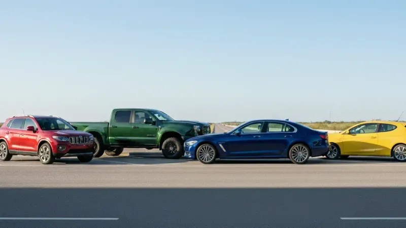 Diferencias clave: SUV, PickUp, Sedán y Hatchback
