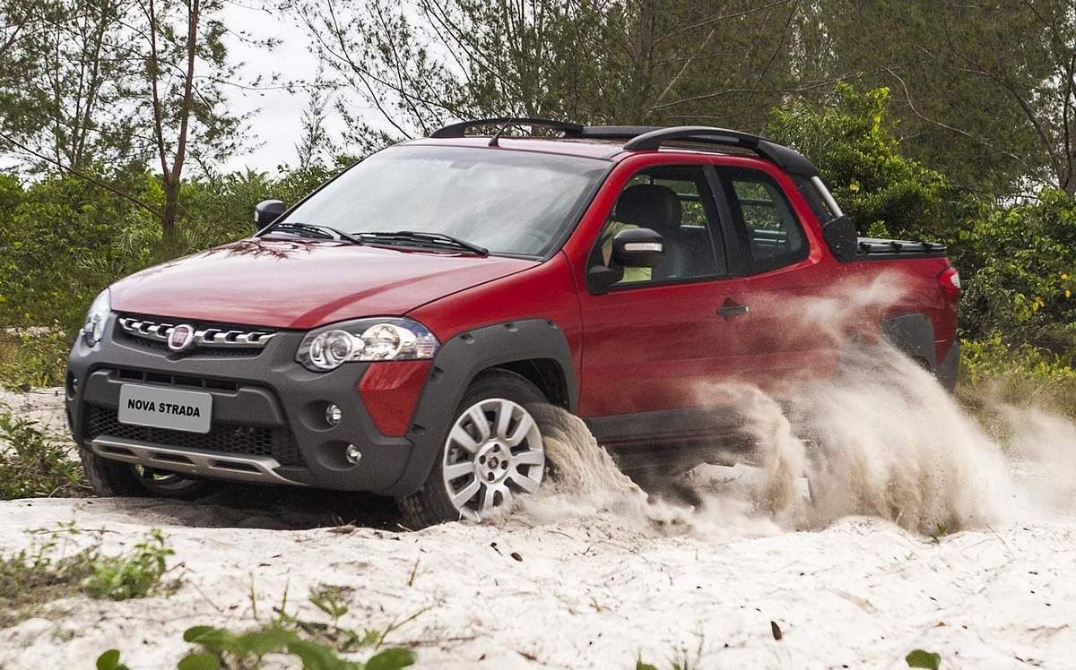 Picape Strada é sucesso de vendas da Fiat (Foto: Fiat)