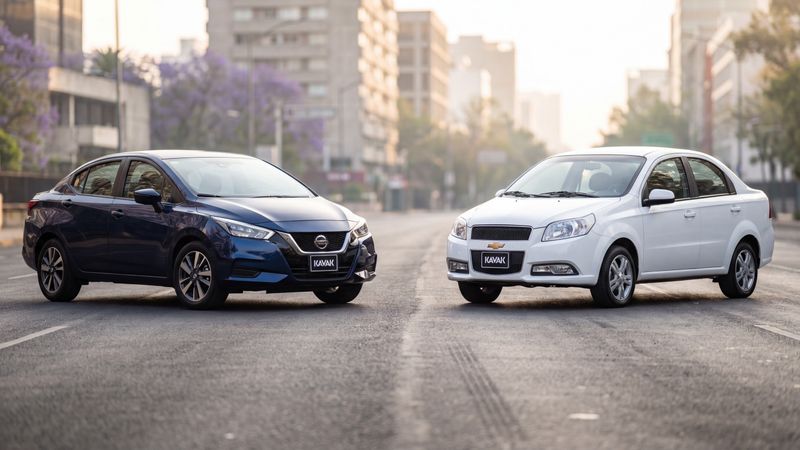Nissan Versa vs Chevrolet Aveo (2022-2024): cuál te conviene