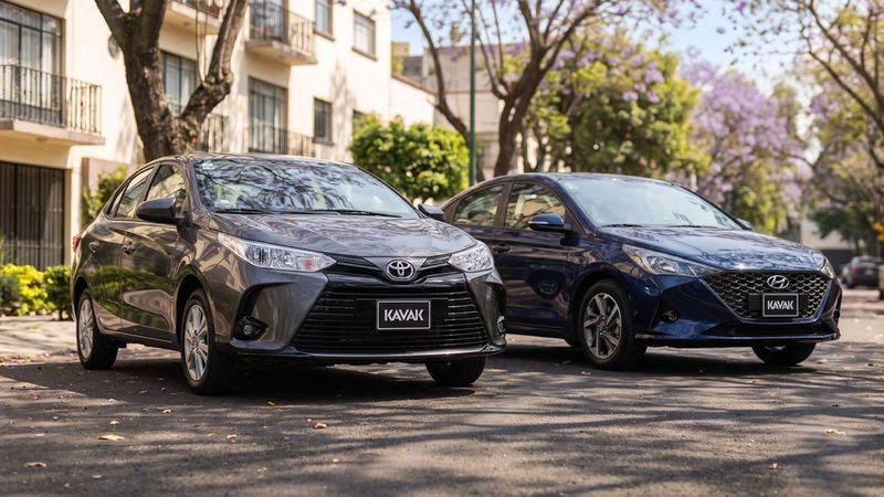 Toyota Yaris vs Hyundai Accent seminuevos: cuál te conviene
